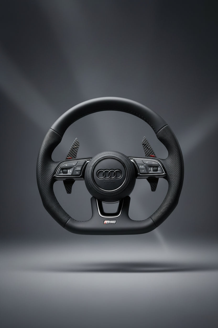 Volant Audi RS Flat-Bottom Carbone