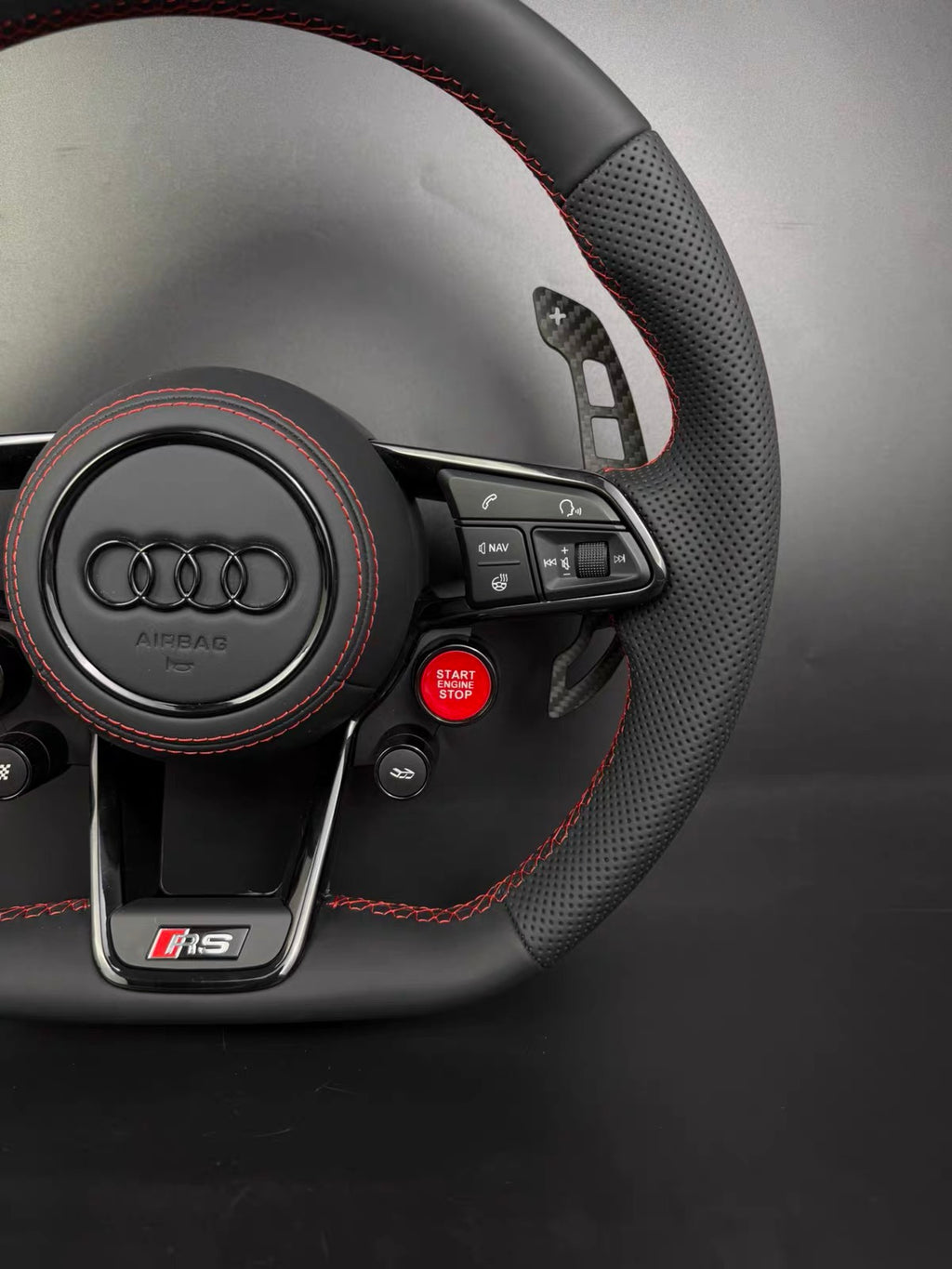 Volant Audi RS Flat-Bottom Carbone