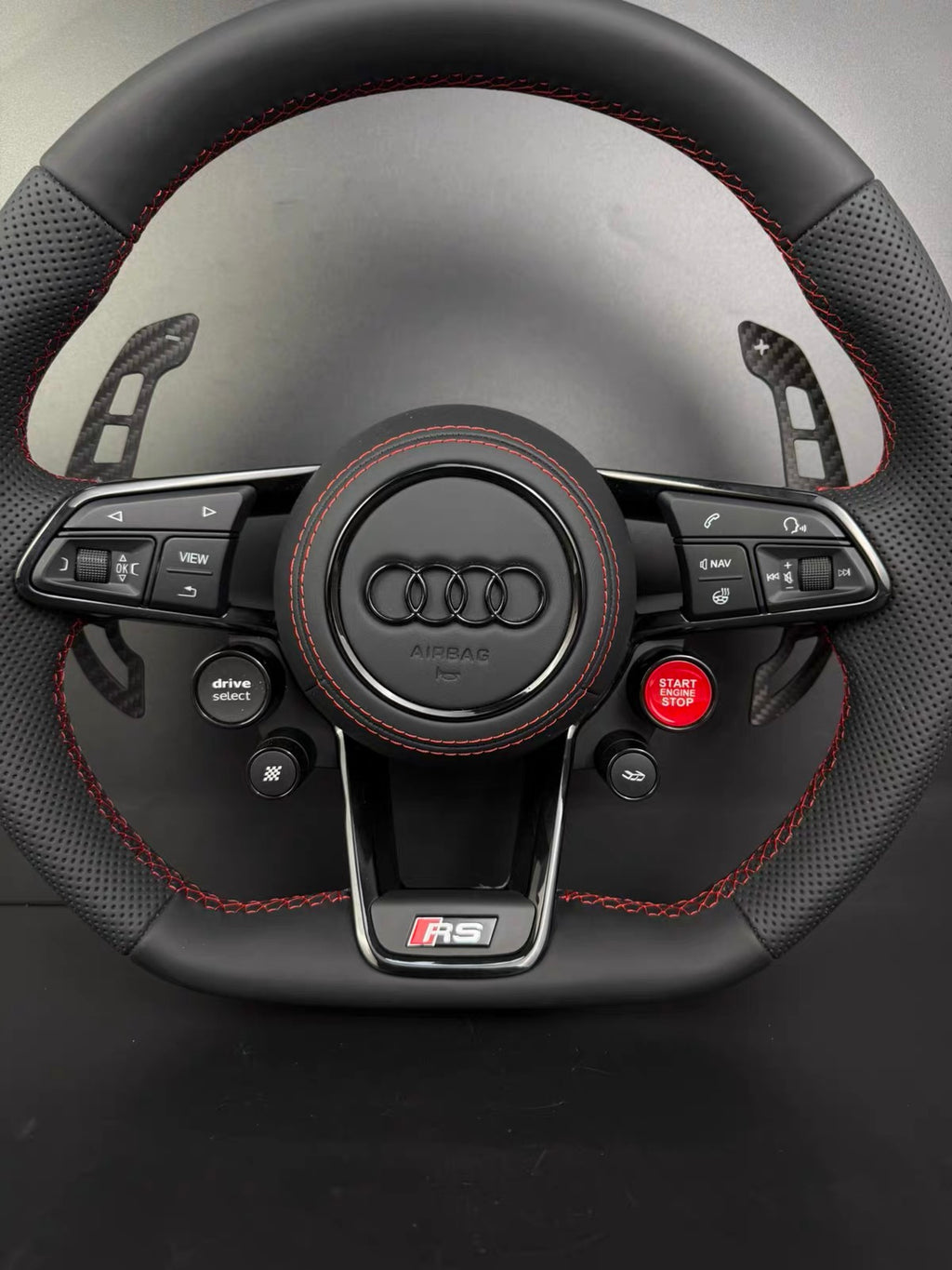 Volant Audi RS Flat-Bottom Carbone